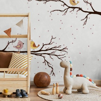 Image de Oiseaux mignons sur des branches