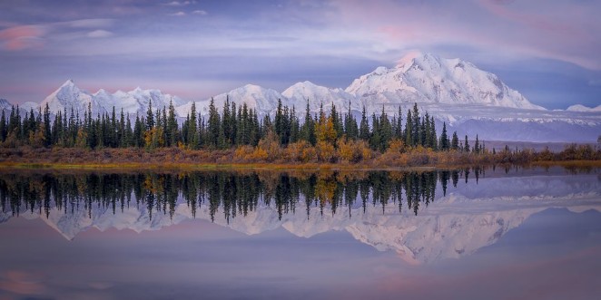 Denali Reflection photowallpaper Scandiwall
