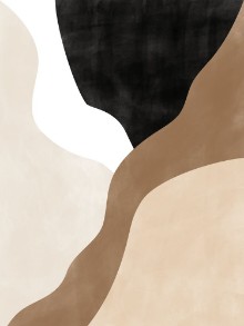 Obrázek Abstract Beige and Brown Art No 2