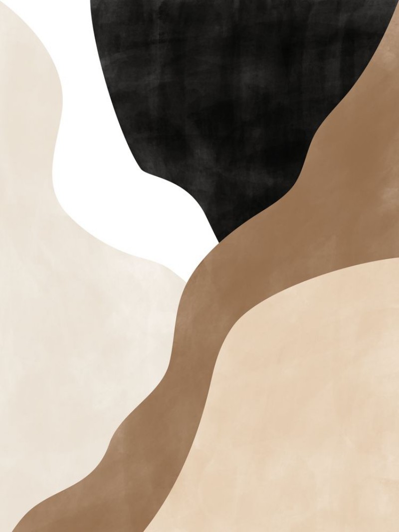 Obrázek Abstract Beige and Brown Art No 2