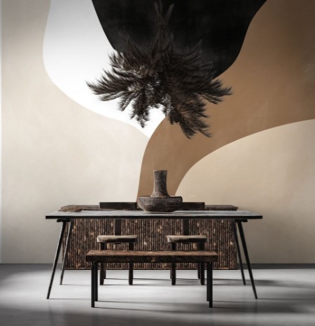 Picture of Abstract Beige and Brown Art No 2