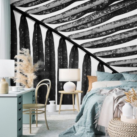 Picture of Palm in Black and White