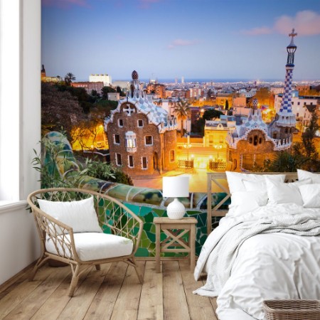 Picture of Park Guell i Barcelona Spanien