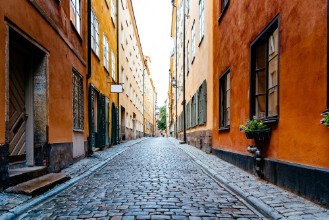 Picture of Vanhan kaupungin katu Tukholmassa