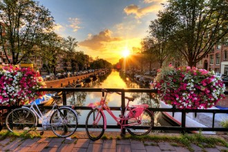 Image de Sunrise over Amsterdam