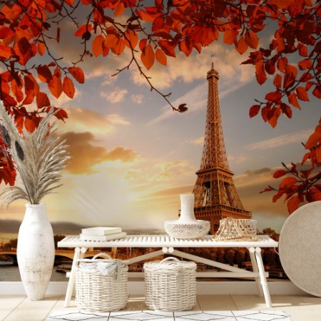 Picture of The Eiffel Tower in Autumn