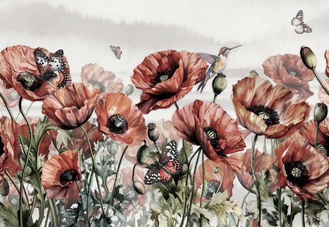 Afbeeldingen van Poppy Garden Whimsy