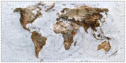 Image de Carte du monde 3D