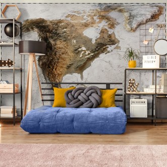 Picture of 3D World map of the North America