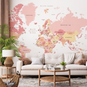 Bild på World Map Showing Country Names