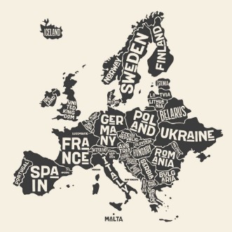 Europe photowallpaper Scandiwall