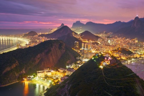 Picture of Nattutsikt av Rio de Janeiro