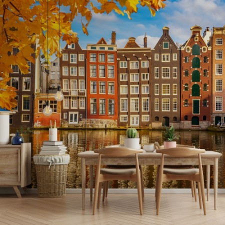 Picture of Old buildings in Amsterdam