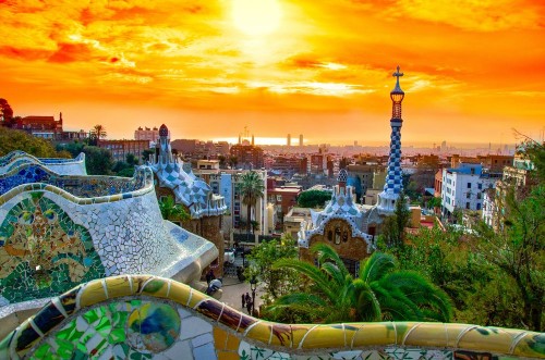Image de Park Guell in Barcelona,