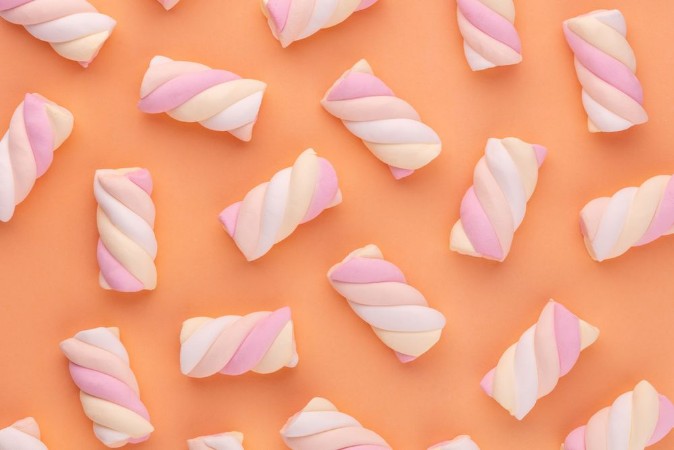 Picture of Marshmallow on Orange