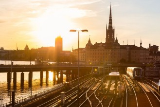 Afbeeldingen van Railway Tracks Stockholm