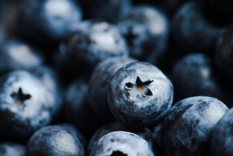 Bild vun Blueberries Close Up