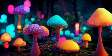 Immagine di Neon Mushroom