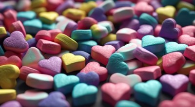 Slika Background with Hearts