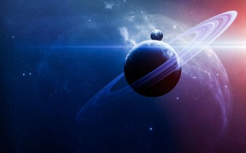 Afbeeldingen van Planets in Space, Nebula and Stars