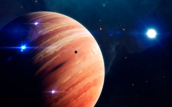 Picture of Jupiter with Stars