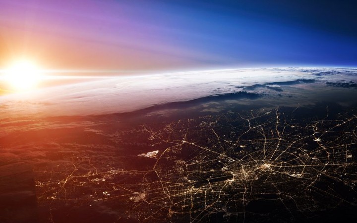 Picture of Earth Sunrise from Space