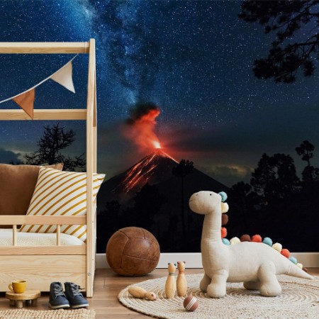 Image de El Fuego Volcano Erupting