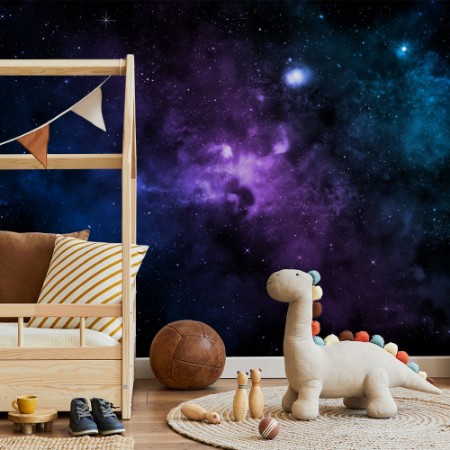 Picture of Fargerik tåke i stjerneklar himmel