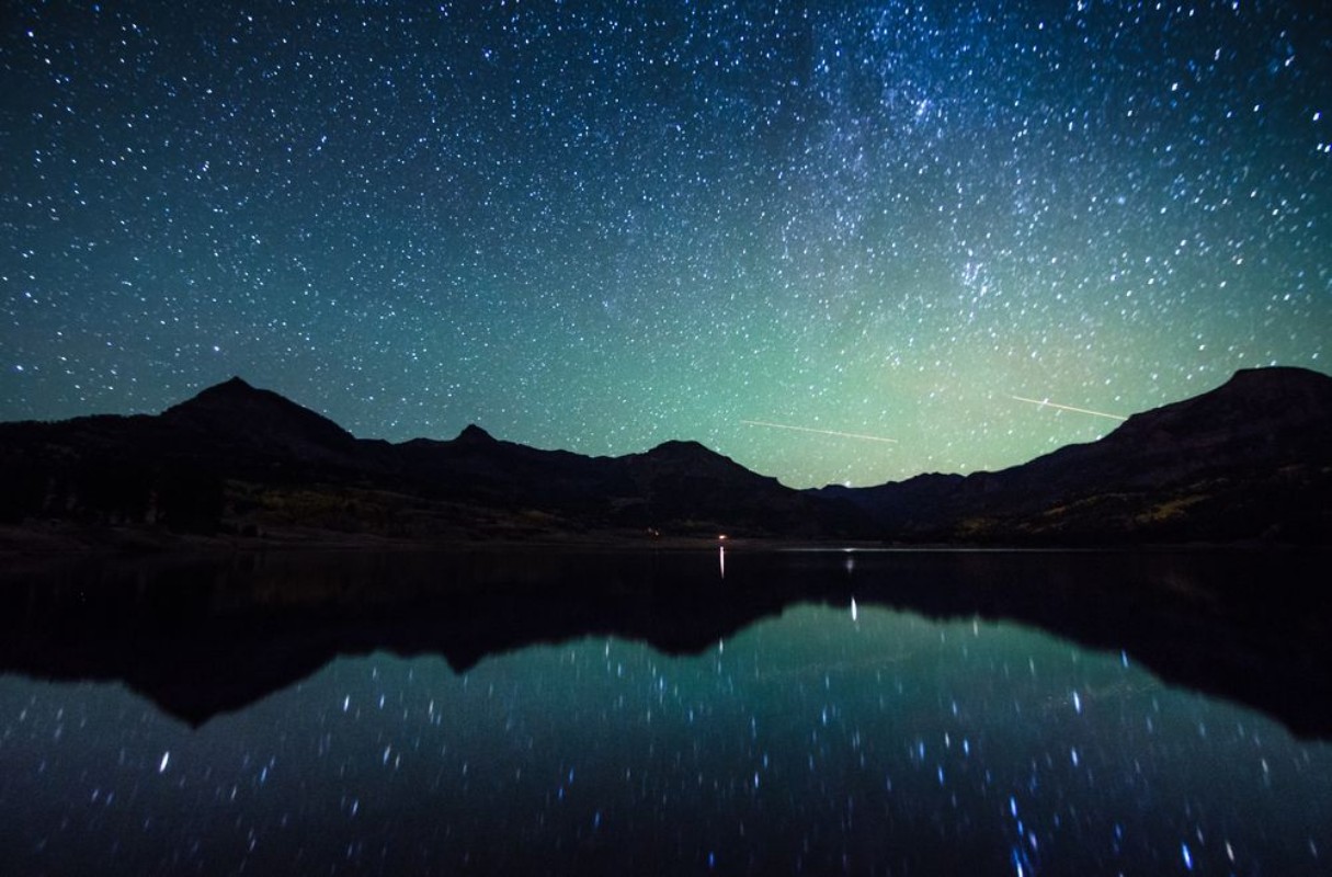 Picture of Starry Night at William's lake, Colorado