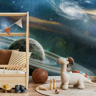 Picture of Planet med mange ringer