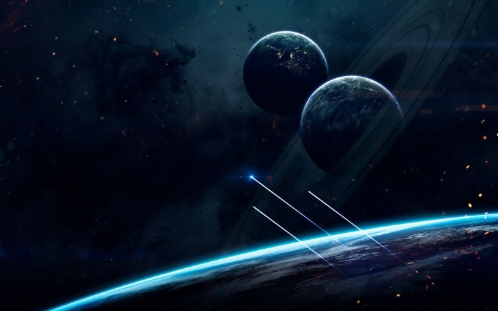 Beauty of Endless Universe photowallpaper Scandiwall