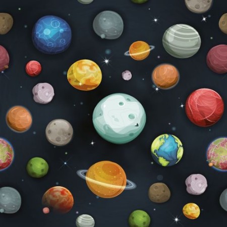 Animated Universe photowallpaper Scandiwall