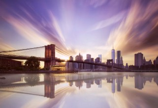 Bild von Brooklyn Bridge Sunset