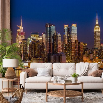 Image de Manhattan Midtown Buildings Skyline Night