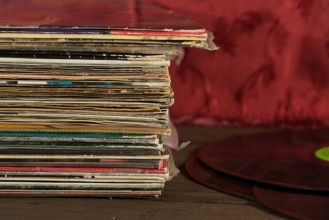 Bild von Vintage Vinyl Record