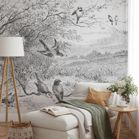 Picture of Fugle på grene