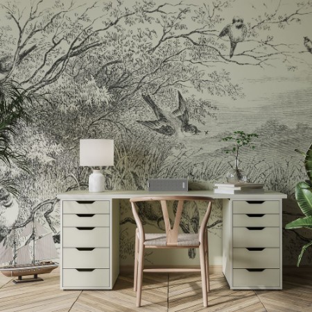 Afbeeldingen van Fåglar på grenar