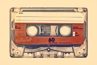 Bild von Retro-Stil-Kassette