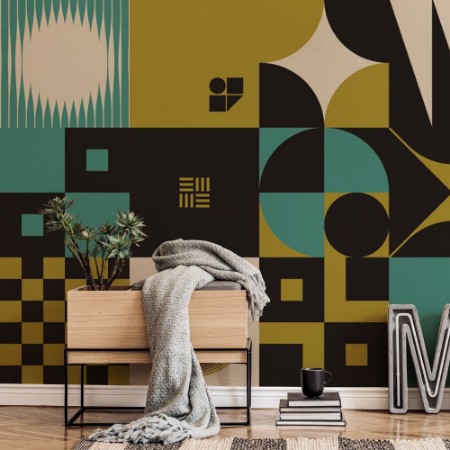 Bild på Abstract Geometric Shapes