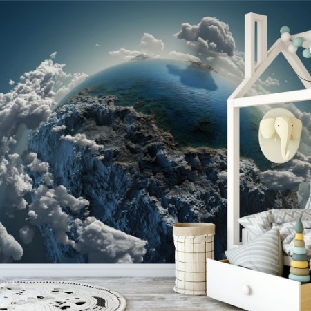 Picture of Skyjorden i verdensrommet