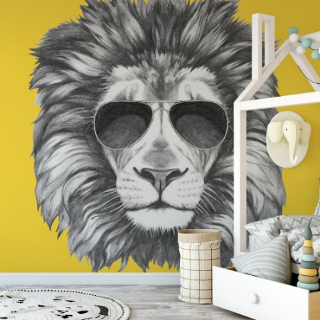 Obrázek Lion with Sunglasses