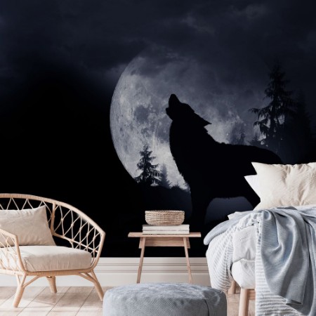 Image de Howling Wolf Background