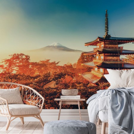 Picture of Mt. Fuji and Chureito Pagoda