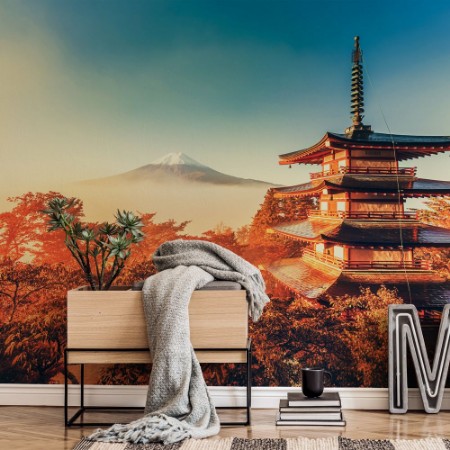 Picture of Mt. Fuji and Chureito Pagoda