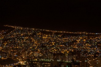 Bild von Bolivien Nachtansicht, La Paz