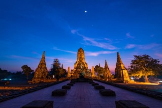 Obrázok z Illuminated Pagoda in Thailand