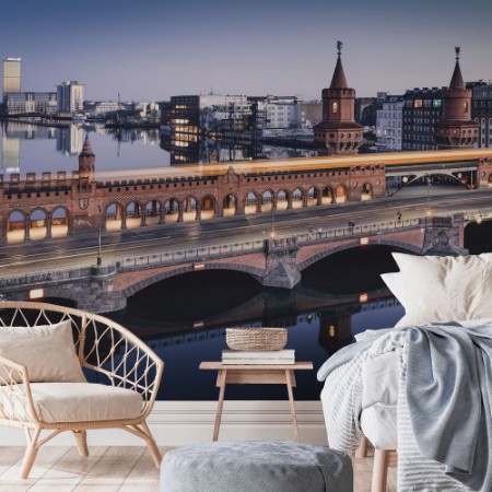 Afbeeldingen van Berlin's Oberbaum Bridge