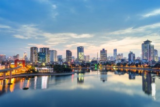 Picture of Aerial Skyline view of Hanoi.
