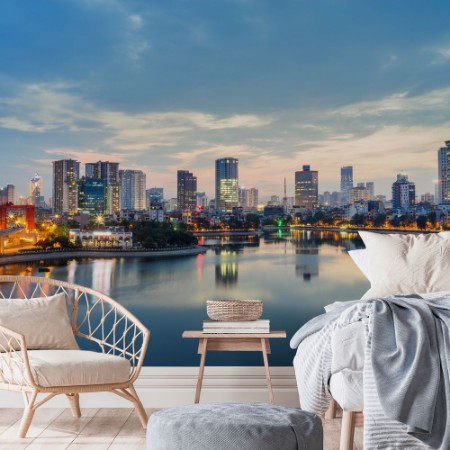 Picture of Aerial Skyline view of Hanoi.