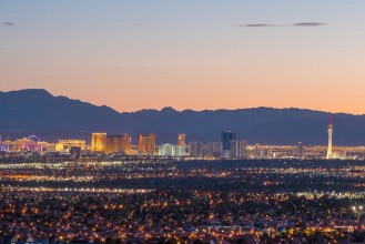 Picture of Aerial view of Las Vegas strip